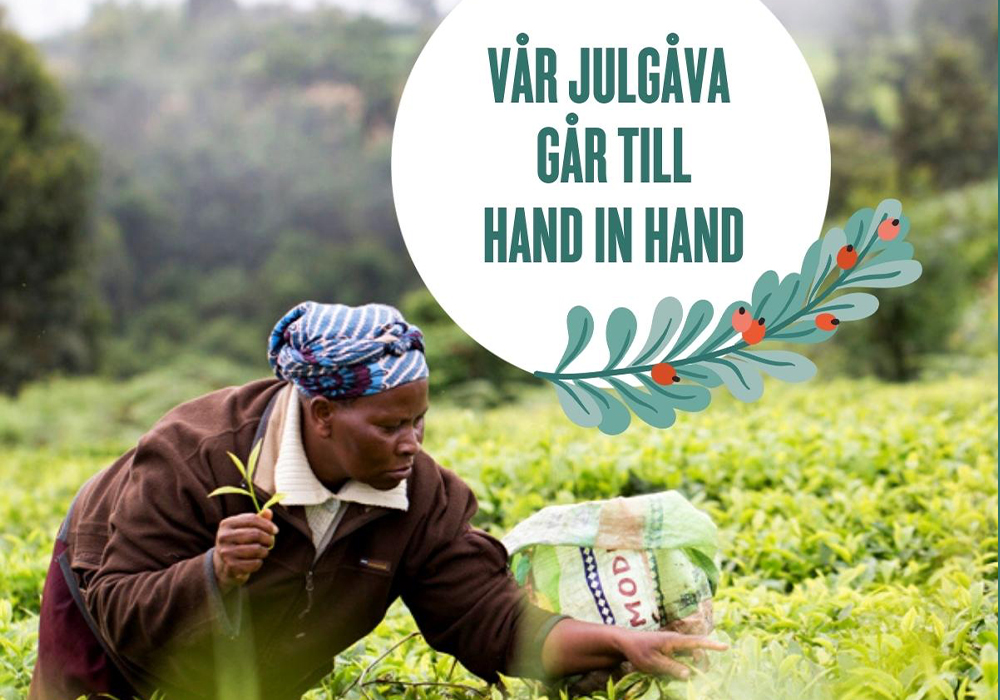 MIDAQ ger julgåva till Hand In Hand